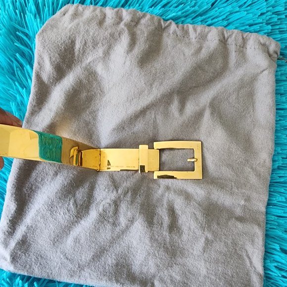 ALEXANDER MCQUEEN - AUTHENTIC GOLD METAL BELT main image 6